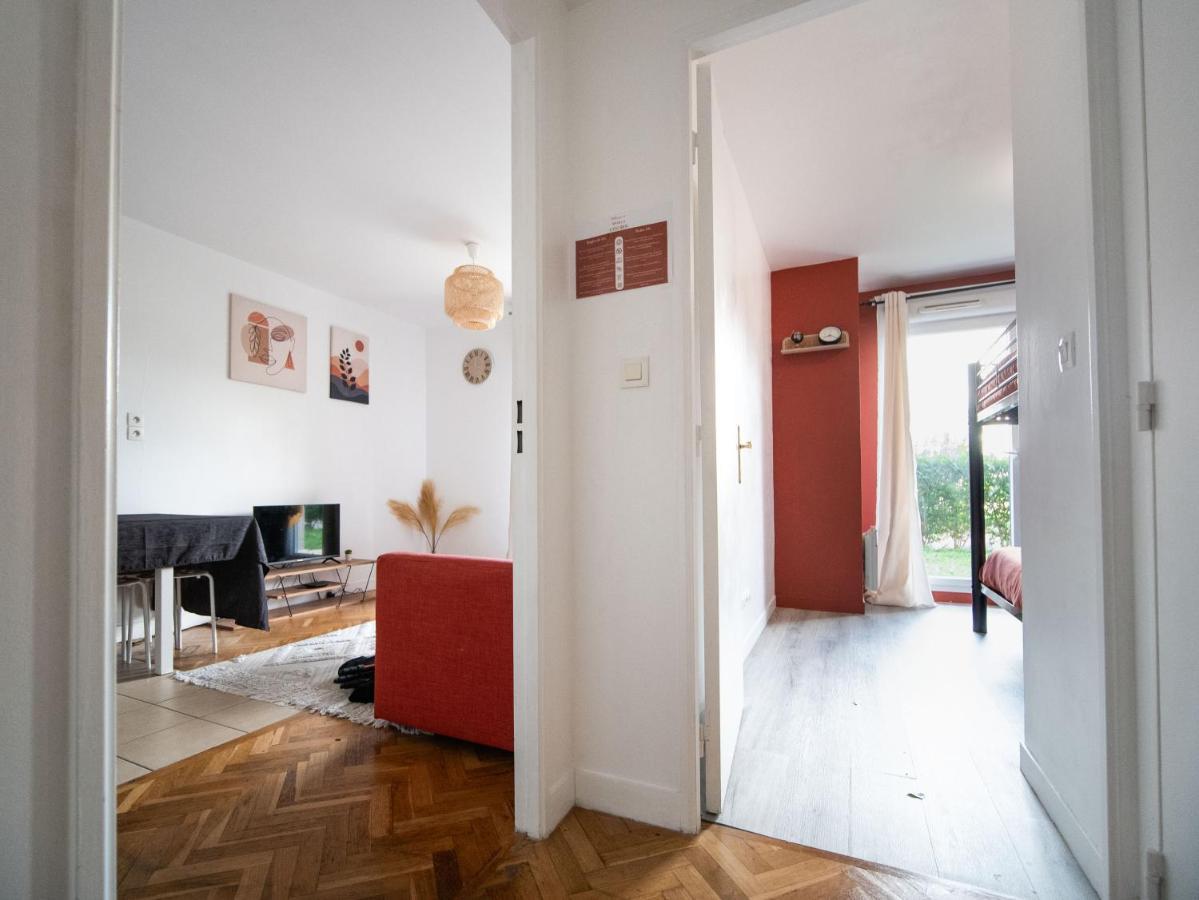 Appartement 10 Mins Disneyland - Jardin Et Parking Montévrain Zewnętrze zdjęcie